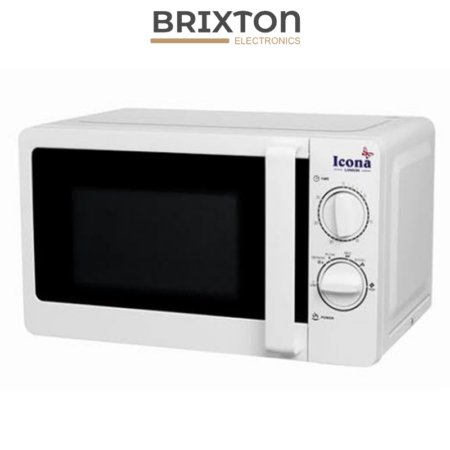 Icona London 20L Manual Setting Microwave Oven